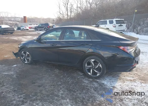 2021 Hyundai Elantra Hybrid Limited z USA, uszkodzony, nr VIN KMHLN4AJ1MU003965